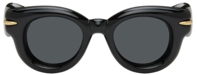 women-loewe-cat-eye-nylon-sunglasses-black-with-logo-print-temples-for-women-lw-40118-i-192337149863