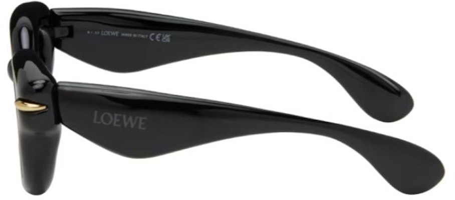 (W) LOEWE 女款黑色猫眼尼龙太阳镜 带标志印花镜腿 LW40118I 192337149863 Shop (W) LOEWE 女款黑色猫眼尼龙太阳镜 带标志印花镜腿 LW40118I 192337149863