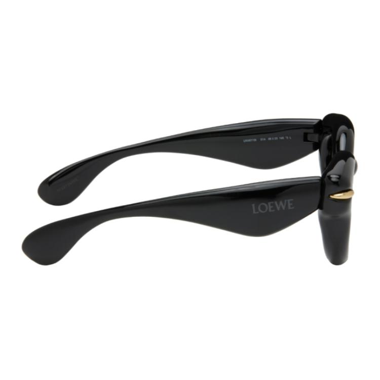 Purchase (W) LOEWE 女款黑色猫眼尼龙太阳镜 带标志印花镜腿 LW40118I 192337149863