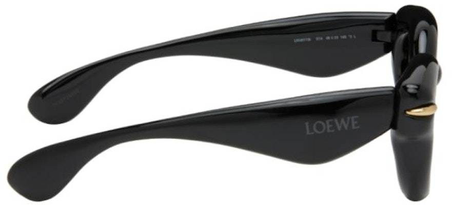 (W) LOEWE 女款黑色猫眼尼龙太阳镜 带标志印花镜腿 LW40118I 192337149863 Purchase (W) LOEWE 女款黑色猫眼尼龙太阳镜 带标志印花镜腿 LW40118I 192337149863