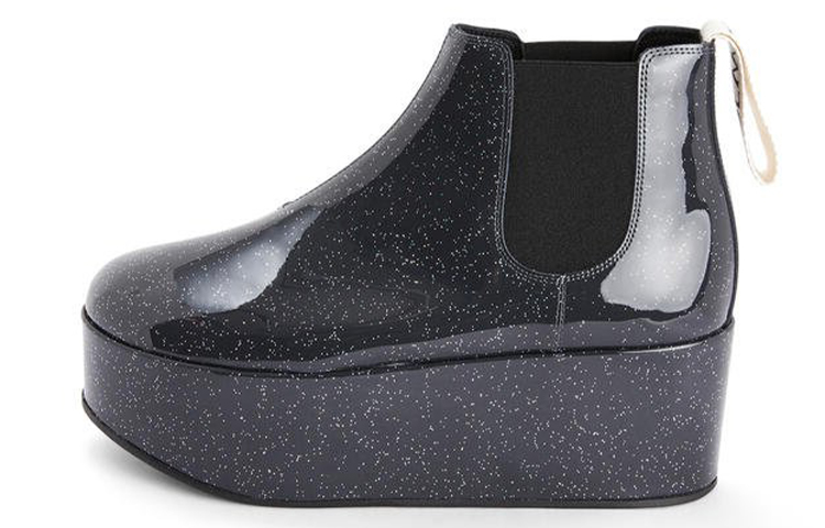 Buy (W) ロエベ チェルシーブーツ（ブラックカーフ） L815S05X10-1100