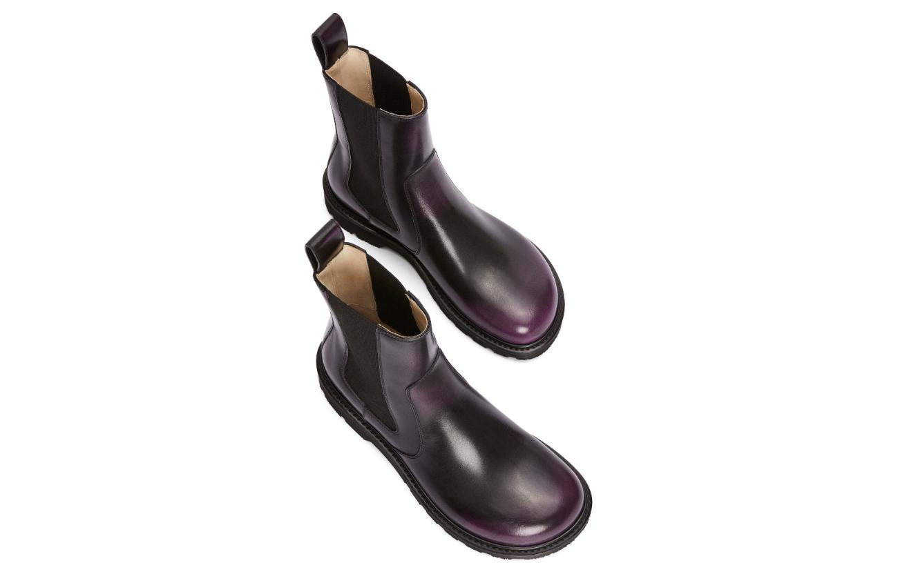 (W) LOEWE Chelsea Boot 'Black Purple' 圖 3