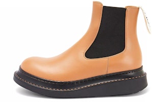 (Women) LOEWE Chelsea Boot with Ribbon Pull Tabs 'Brown' L815S05X12-2580 (Women) LOEWE Chelsea Boot with Ribbon Pull Tabs 'Brown' L815S05X12-2580
