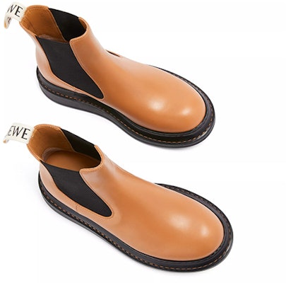 (W) 로에베 리본 첼시부츠 (브라운) L815S05X12-2580 Lookbook (W) 로에베 리본 첼시부츠 (브라운) L815S05X12-2580