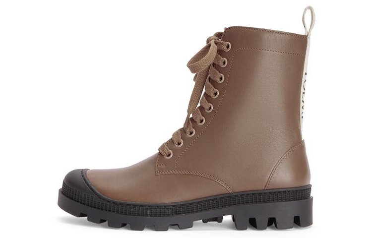 (W) LOEWE Chunky Heel Lace-up Boot 'Coffee'
