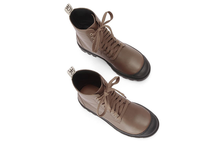 (W) LOEWE Chunky Heel Lace-up Boot 'Coffee' 圖 4