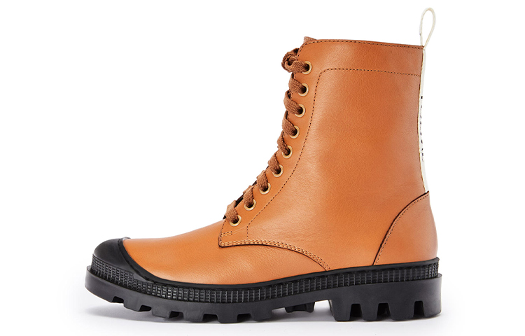 (Women) LOEWE Chunky Heel Lace-Up Martin Boots 'Brown' L815285X14-2530