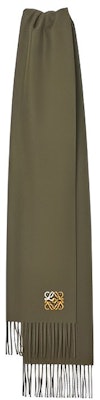 (W) LOEWE 經典純色羊毛圍巾 綠色 F000914X044110 Order (W) LOEWE 經典純色羊毛圍巾 綠色 F000914X044110