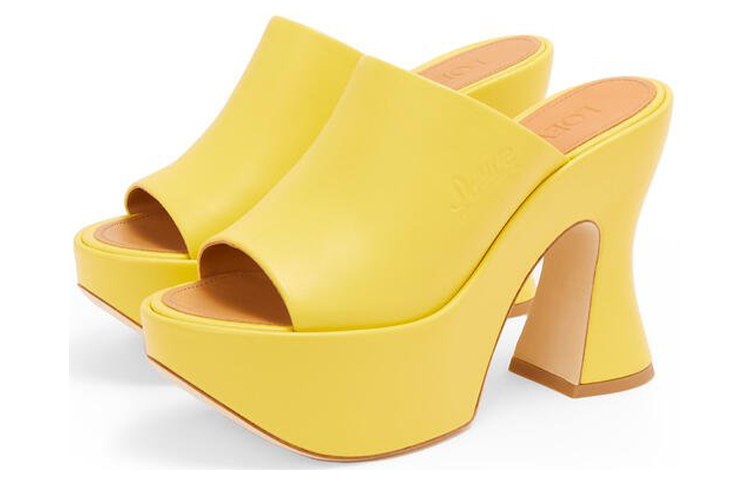 (W) LOEWE CMFT Leather Fashion Sandal 'Yellow' 圖 2