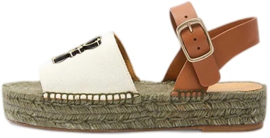 (Women) LOEWE Comfort Woven Sandals 'White Green' L616283X17-2487 (Women) LOEWE Comfort Woven Sandals 'White Green' L616283X17-2487