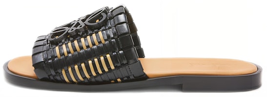 (Women) LOEWE Comfort Woven Slide 'Black' L814465X04-1208 (Women) LOEWE Comfort Woven Slide 'Black' L814465X04-1208