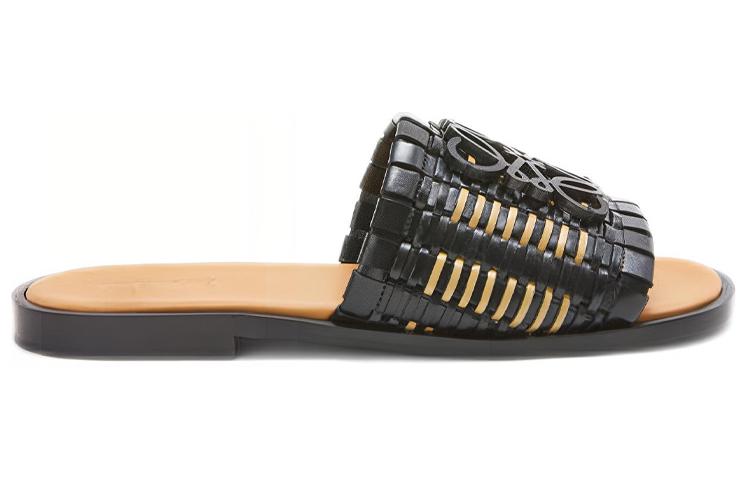 Order (Women) LOEWE Comfort Woven Slide 'Black' L814465X04-1208