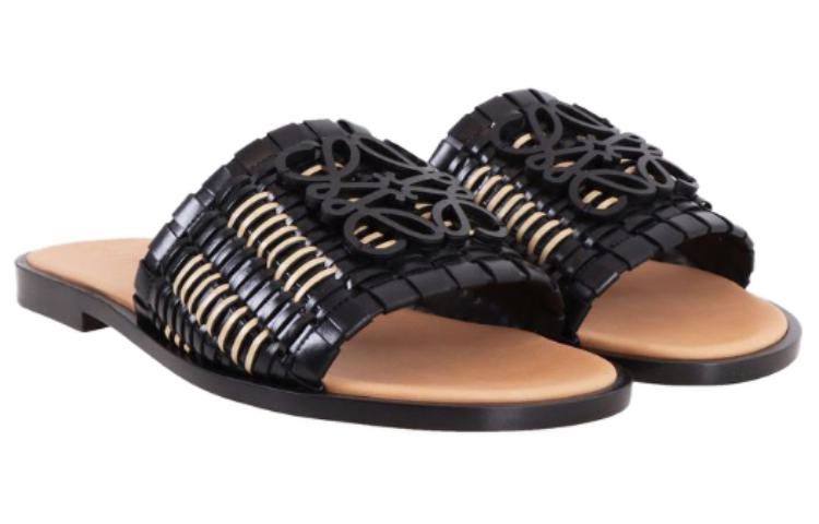 Lookbook (Women) LOEWE Comfort Woven Slide 'Black' L814465X04-1208