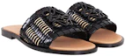 Lookbook (Women) LOEWE Comfort Woven Slide 'Black' L814465X04-1208