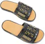 Purchase (Women) LOEWE Comfort Woven Slide 'Black' L814465X04-1208