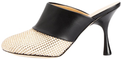 (Women) LOEWE Crystal Mule Sandals 'Black Suede' L815379X29-8081 (Women) LOEWE Crystal Mule Sandals 'Black Suede' L815379X29-8081