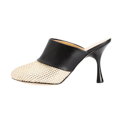 (W) LOEWE Crystal Mule Sandals 'Black Suede'