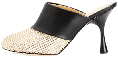 (Women) LOEWE Crystal Mule Sandals 'Black Suede' L815379X29-8081 (Women) LOEWE Crystal Mule Sandals 'Black Suede' L815379X29-8081