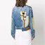 Purchase (Women) LOEWE Daisy Patchwork Denim Jacket Blue S2108191IB-4985