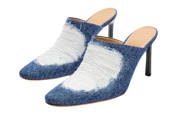 Lookbook (W) 로에베 데님 하이힐 블루 (Loewe Denim High Heel Blue) L815379X40-6395