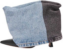 (Women) LOEWE Denim Pointed Ankle Boot 'Blue Grey' L815S01X49-5123 (Women) LOEWE Denim Pointed Ankle Boot 'Blue Grey' L815S01X49-5123