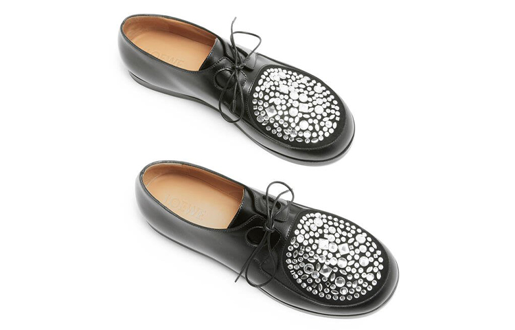 (W) LOEWE Derby 'Black Calfskin Disc' 圖 4