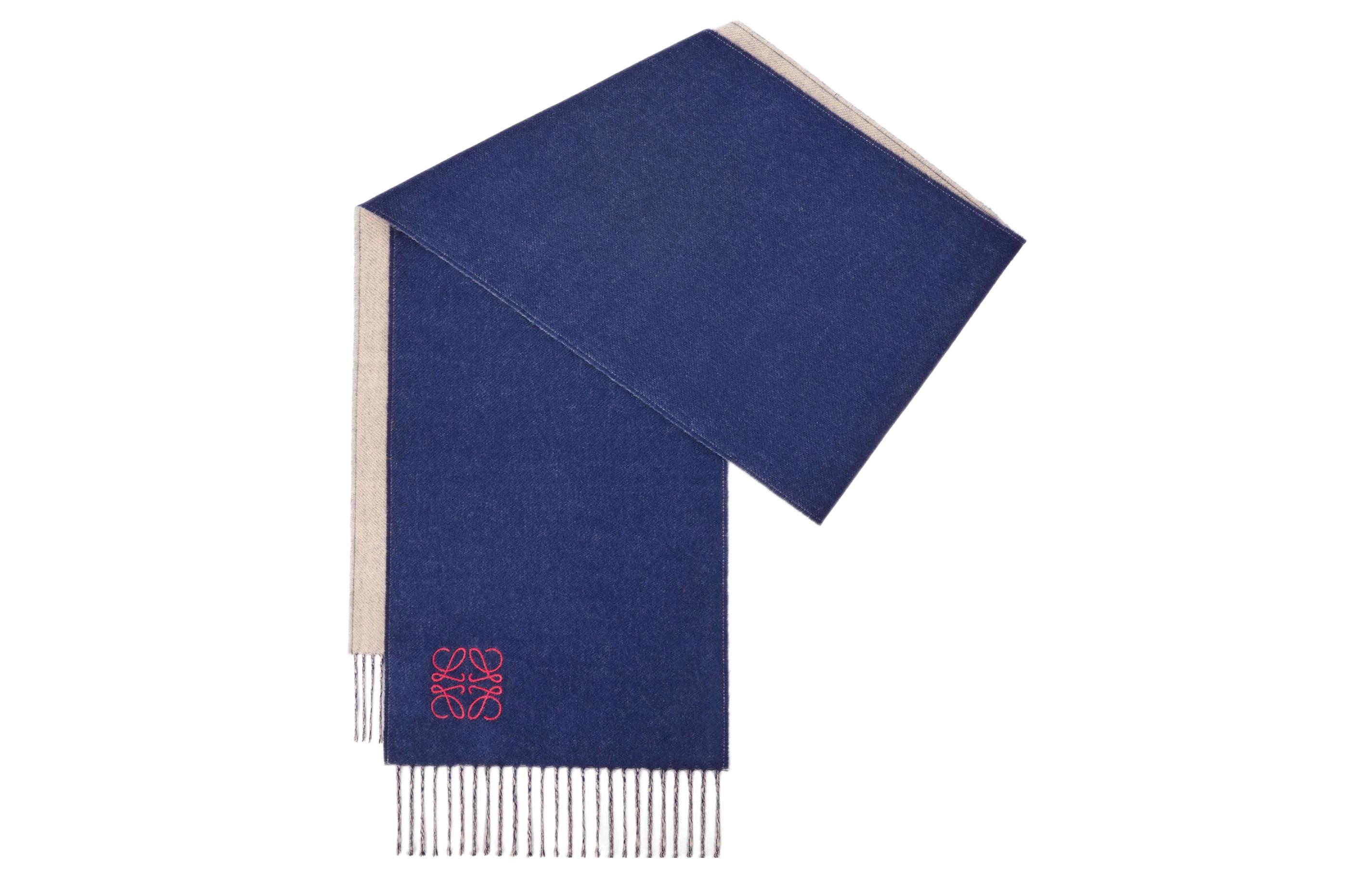 Purchase (W) LOEWE 女士双面针织流苏围巾 F810250X01ANAGRAM5112