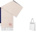 Sizing (W) LOEWE 女士双面针织流苏围巾 F810250X01ANAGRAM5112