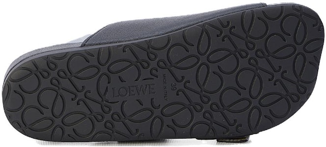 LOEWE羅意威 皮革 簡約百搭 一字拖鞋 女款 黑色 Shop LOEWE羅意威 皮革 簡約百搭 一字拖鞋 女款 黑色