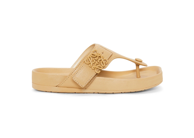(Women) LOEWE Ease Toe Post Sandals Concealer Goatskin L814465X59-8812
