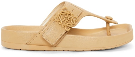 (Women) LOEWE Ease Toe Post Sandals Concealer Goatskin L814465X59-8812 (Women) LOEWE Ease Toe Post Sandals Concealer Goatskin L814465X59-8812