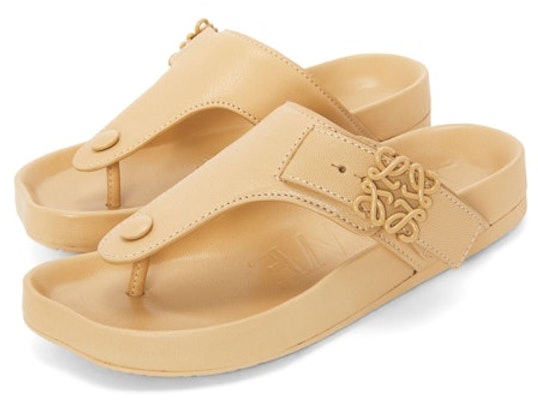 (W) LOEWE Selipar 'Ease Toe Post' Kulit Kambing Concealer L814465X59-8812 Order (W) LOEWE Selipar 'Ease Toe Post' Kulit Kambing Concealer L814465X59-8812