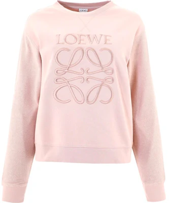 (W) LOEWE 刺繡標誌圓領衛衣 粉色 S359341XA8-7739 Buy (W) LOEWE 刺繡標誌圓領衛衣 粉色 S359341XA8-7739