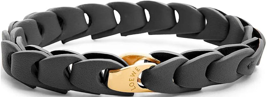 (W) LOEWE Gelang Kulit Hitam dengan Detail Ukiran J920240X47-1100 Order (W) LOEWE Gelang Kulit Hitam dengan Detail Ukiran J920240X47-1100