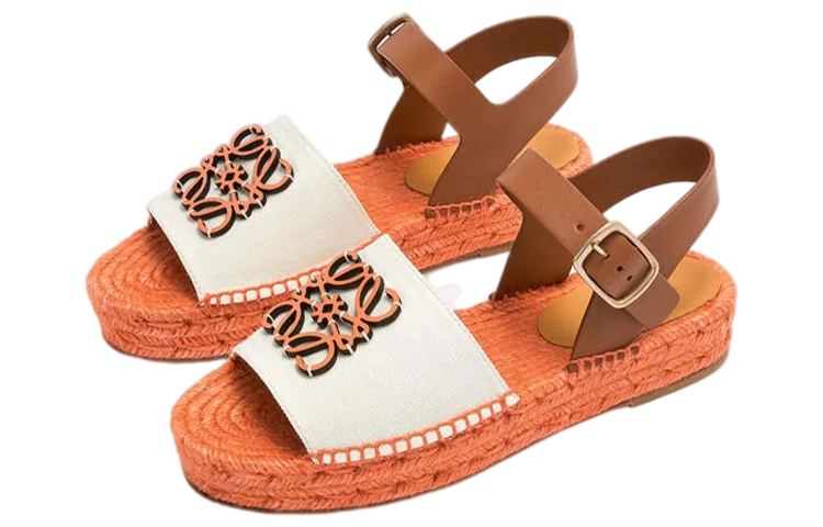 Order (W) Sandal LOEWE Espadrille Comfort 'Putih' L616283X17-2219