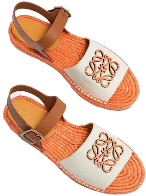 (Women) LOEWE Espadrille Comfort Sandals 'White' L616283X17-2219 Lookbook (Women) LOEWE Espadrille Comfort Sandals 'White' L616283X17-2219
