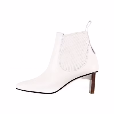 (W) LOEWE Fashion High-Heel Sneaker 'White Leather'