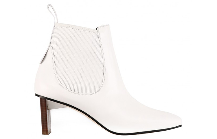Order (W) LOEWE Basket à Talons Hauts Mode ''Cuir Blanc'' L815286X03-2100