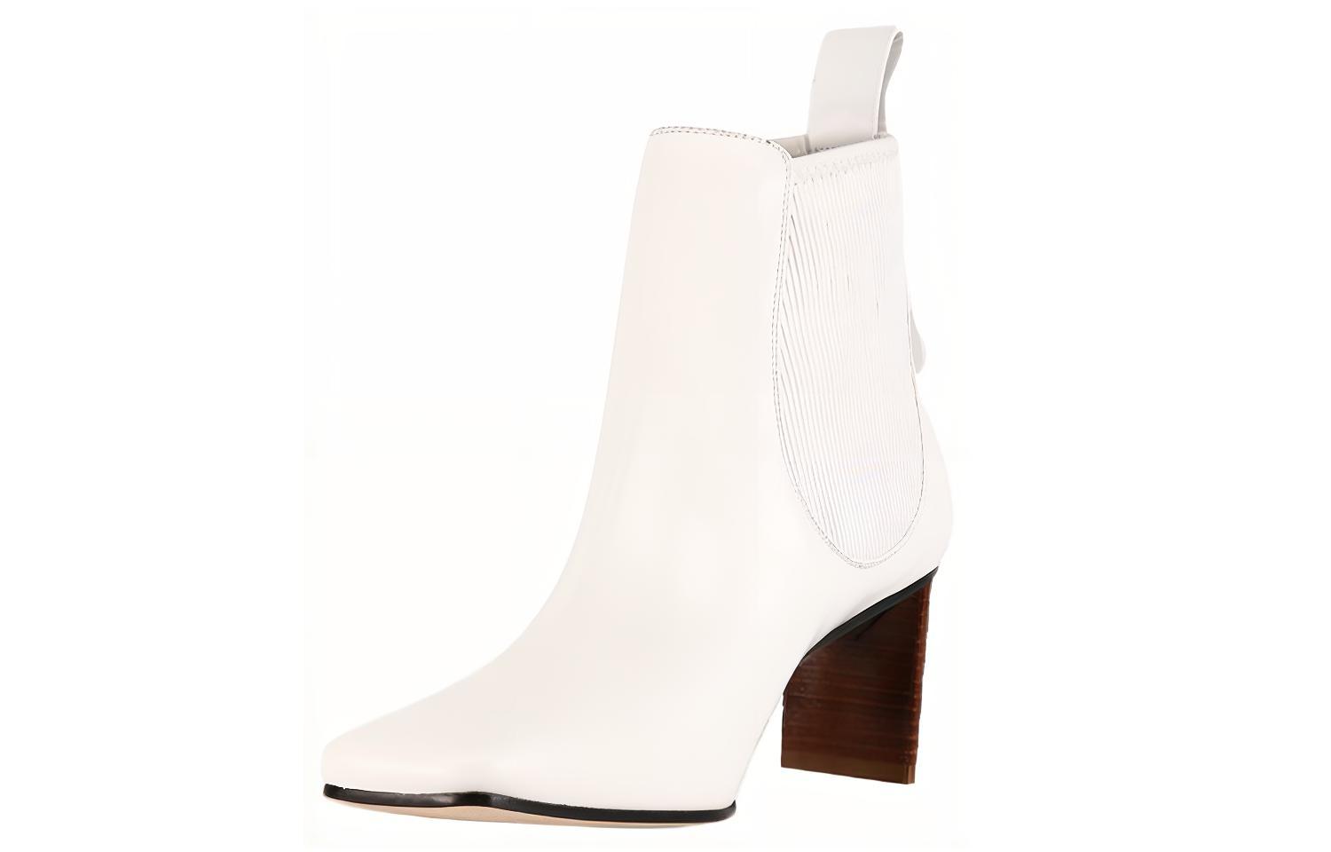 Lookbook (W) LOEWE Basket à Talons Hauts Mode ''Cuir Blanc'' L815286X03-2100