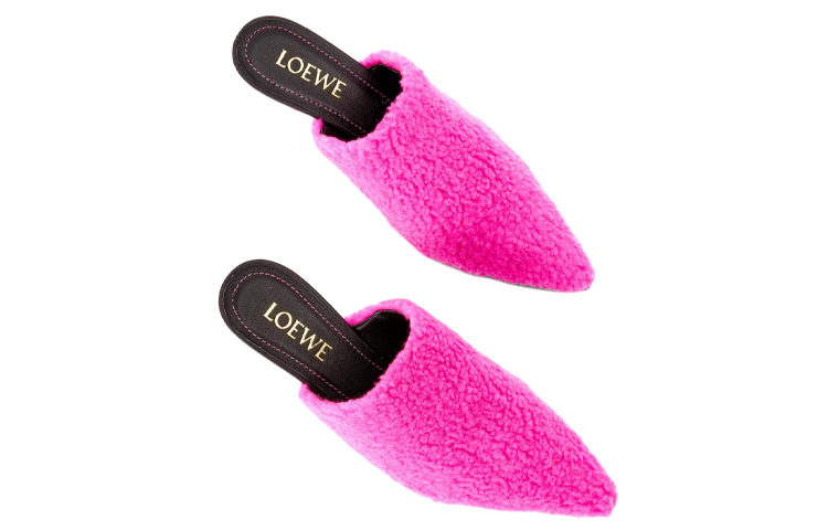 (W) LOEWE Fashion High-Heeled Shoes 'Fluorescent Pink' 圖 3