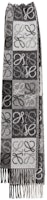 (Women) LOEWE Fashion Logo Print Scarf in Black 0010793479 (Women) LOEWE Fashion Logo Print Scarf in Black 0010793479