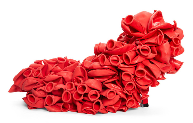 (Women) LOEWE Fashion Pull-On Stiletto 'Red' L814S01X71-8804