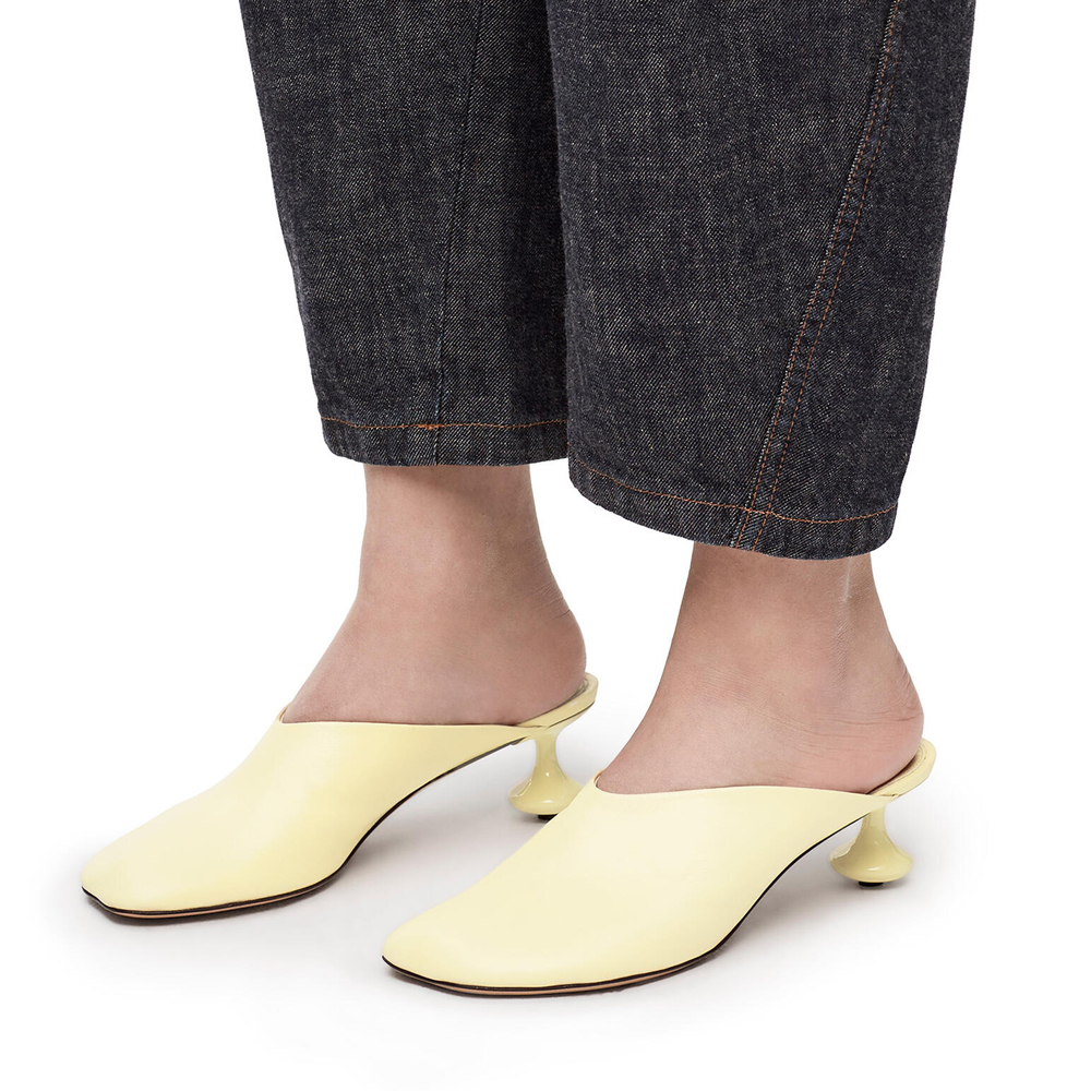 (W) LOEWE Fashion Sandals 'Yellow Goat Leather' 圖 4