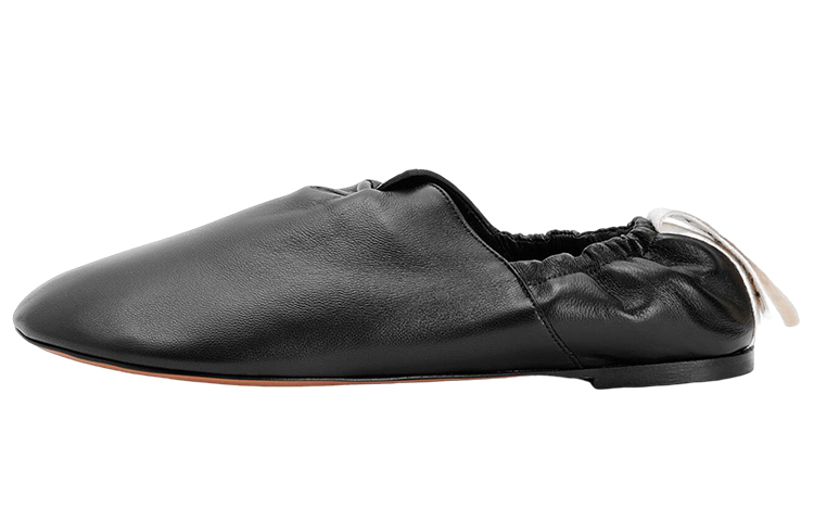 (W) LOEWE Flamenco 'Black Ballet Flats'