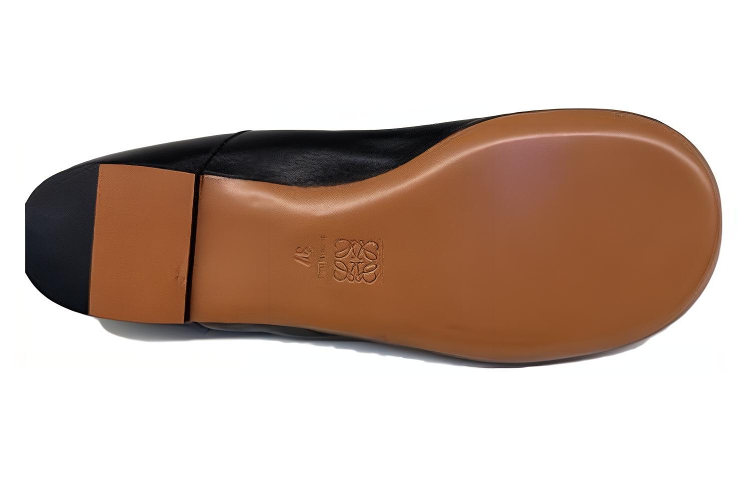 (W) LOEWE Flamenco 'Black Ballet Flats' 圖 5