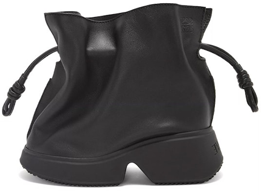 (Women) LOEWE Flamenco 'Black Suede' L815285X54-1100 Buy (Women) LOEWE Flamenco 'Black Suede' L815285X54-1100