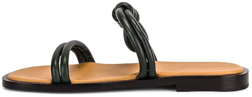 (Women) LOEWE Flamenco 'Green Leather Sport Sandal' L815465X12-4110 (Women) LOEWE Flamenco 'Green Leather Sport Sandal' L815465X12-4110