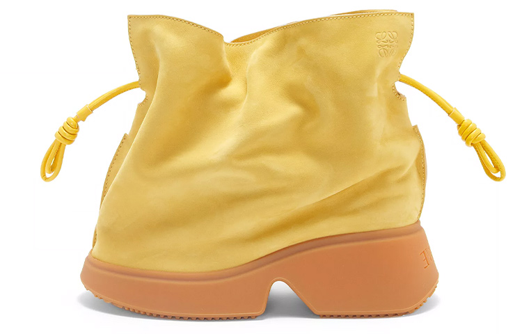 (Women) LOEWE Flamenco 'Yellow Suede' L814285X35-8100