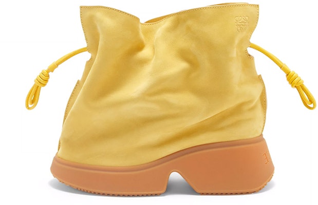 (Women) LOEWE Flamenco 'Yellow Suede' L814285X35-8100 Buy (Women) LOEWE Flamenco 'Yellow Suede' L814285X35-8100