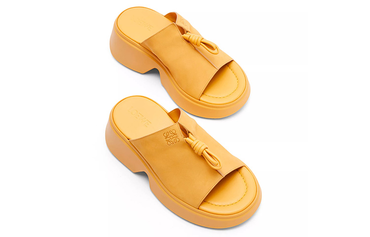 (W) LOEWE Flamenco Mule 'Yellow Fashion' 圖 4